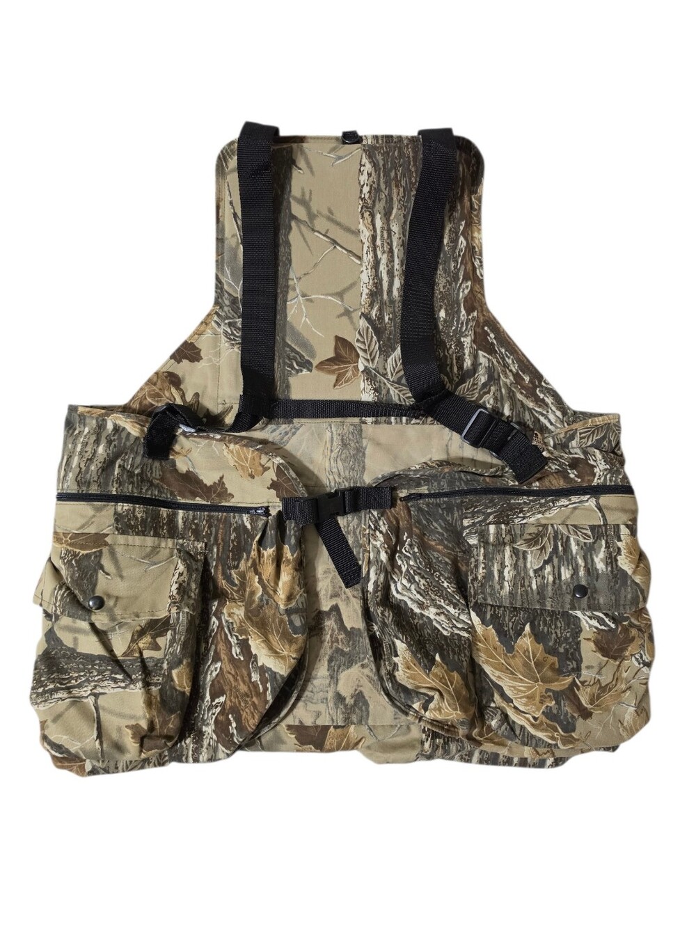 Vintage Hunter Specialties Turkey Vest Real Tree Camo Padded Back Pockets 2X/3X